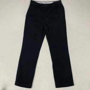 Polo Ralph Lauren Classic Fit Chino Pants Mens 30x30 100% Cotton Black Zip
